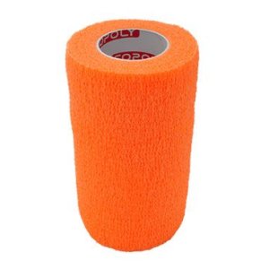 Obinadlo elastické CoPoly 10 cm x 4,6 m oranžová neon