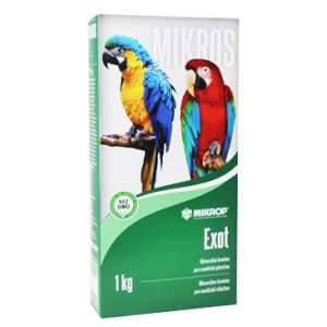 Mikros VGE pro papoušky plv 1kg