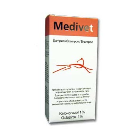 Medivet 100ml šampon proti šupin.a svědění kůže zvířat