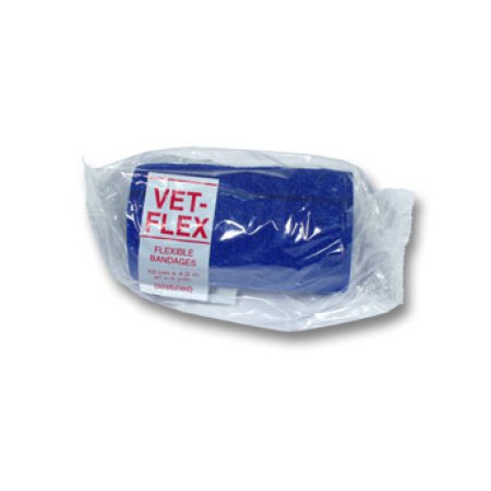 Obinadlo elast. Vet-Flex 10cm x 4,5m modré Kruuse