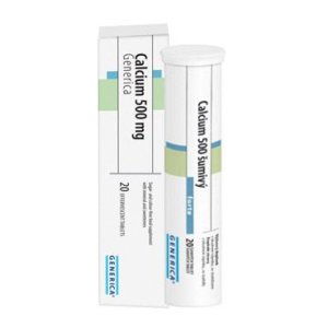 Calcium 500 šumivý forte Generica eff tbl 20