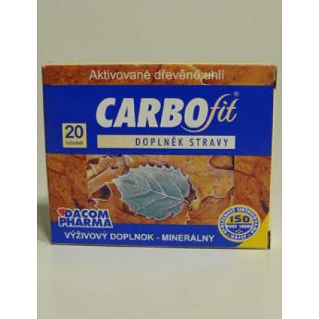 Carbofit aktivované rostlinné uhlí 20tob Dacom