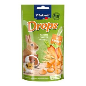 Vitakraft Rodent Rabbit poch. Drops carrots 75g