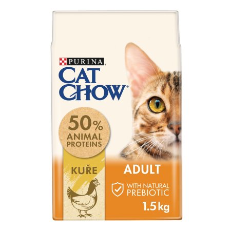 Purina Cat Chow Adult kuře a krůta 1,5 kg