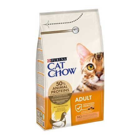 Purina Cat Chow Adult kuře a krůta 1,5 kg