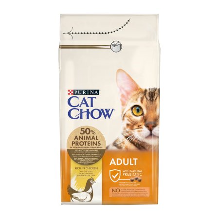 Purina Cat Chow Adult kuře a krůta 1,5 kg