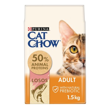 Purina Cat Chow Adult losos a tuňák 1,5 kg