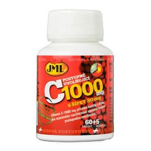 Vitamin C přírodní s šípky JML 1000mg 60tbl