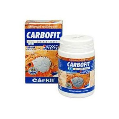 Carbofit aktivované dřevěné uhlí 60tob Dacom