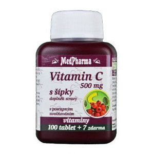 Vitamin C s šípky 500mg MedPharma 100tbl