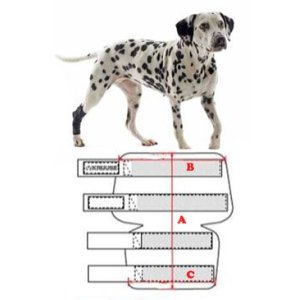 Chránič hlezna pro psa KRUUSE Rehab XS