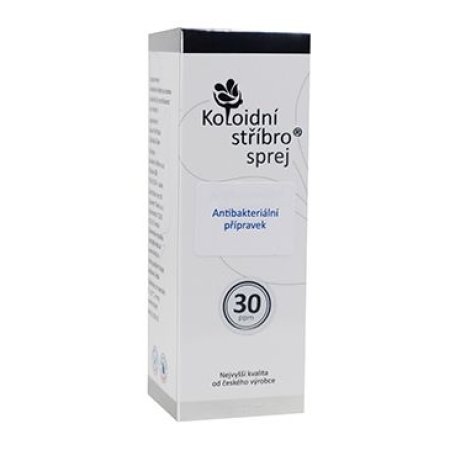 Koloidní stříbro spray 100ml koncentrace 30ppm