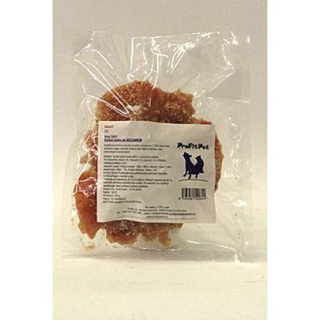 Want Dog poch. Sušené kuřecí Jerky se sezamem 250 g