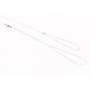 PROFIZOO Vodítko předváděcí - lanko + korálek (3mm x 140cm) bílá