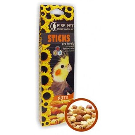 FINE PET Tyčinka Korela ořechy 2ks/110g