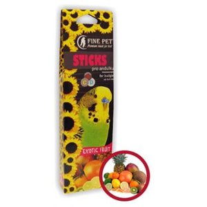 FINE PET Tyčinka Andulka exot ovoce 2ks/110g