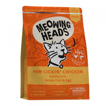 MEOWING HEADS Paw Lickin’ Chicken 1,5kg