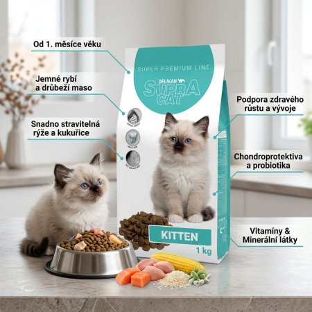 DELIKAN Supra Cat Kitten 1,5 kg