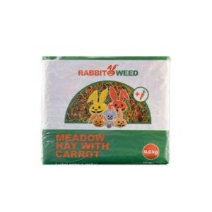 Seno luční s mrkví RabbitWeed 0,6kg 1,9 l