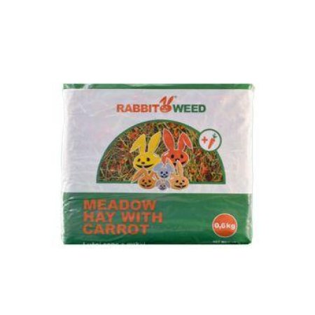 Seno luční s mrkví RabbitWeed 0,6kg 1,9 l