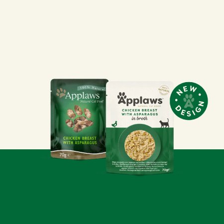 Applaws kapsička Cat kuřecí prsa a chřest 70 g 