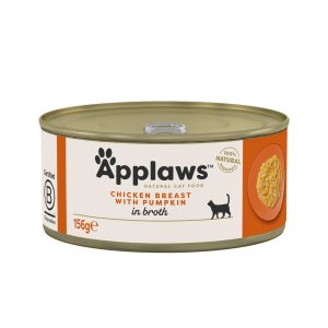Applaws konzerva Cat kuřecí prsa a dýně 156 g