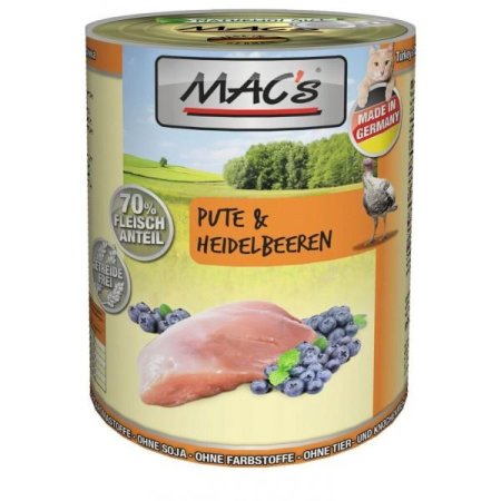 MACs Cat konzerva krůta a borůvka 200g