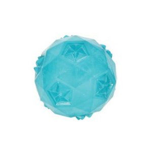 Hračka pes míček TRP BALL 6cm tyrkysová Zolux