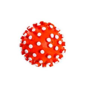 Hračka pes Míč bodlinka 9cm latex