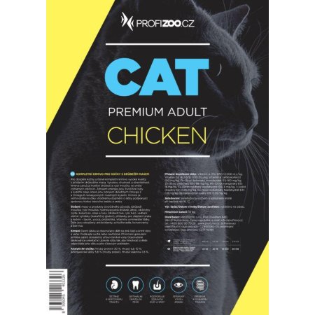 PROFIZOO Cat Premium Adult Chicken 10kg