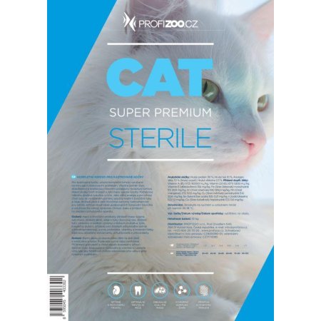 PROFIZOO Cat Super Premium Sterile 10kg
