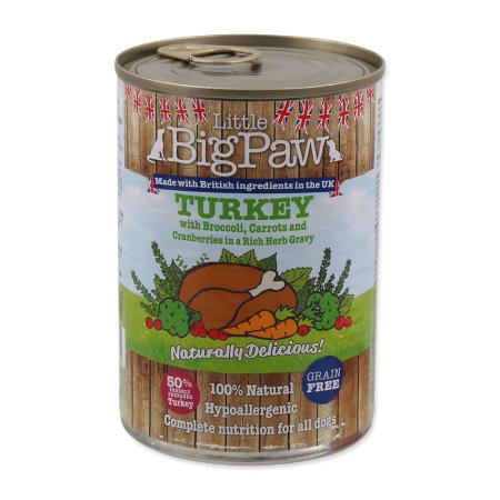 Konzerva LITTLE BIGPAW krůta 390 g