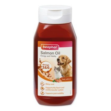 Olej BEAPHAR lososový 430ml