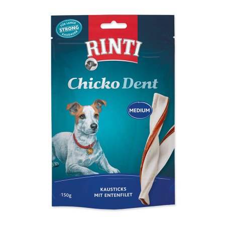 Pochoutka RINTI Extra Chicko Dent Medium kachna 150g