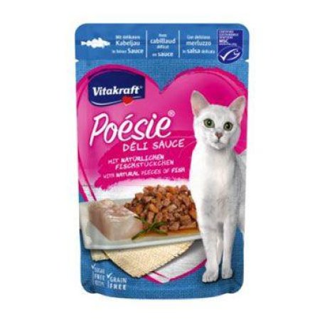 Vitakraft Cat Poésie DéliSauce kapsa treska 85g