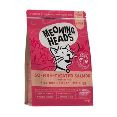 MEOWING HEADS So-fish-ticated Salmon 450g