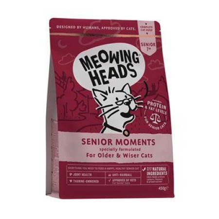 MEOWING HEADS Senior Moments NEW 450g