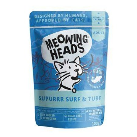 MEOWING HEADS Surf & Turf kapsička 100g