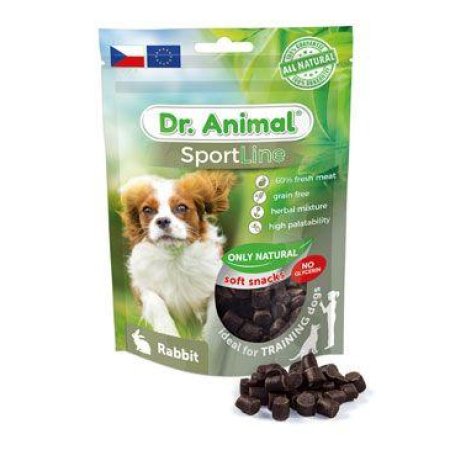 Pochoutka Dr. Animal Sportline králík 100g