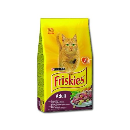 Friskies s hovězím, kuřetem a přidanou zeleninou 10 kg