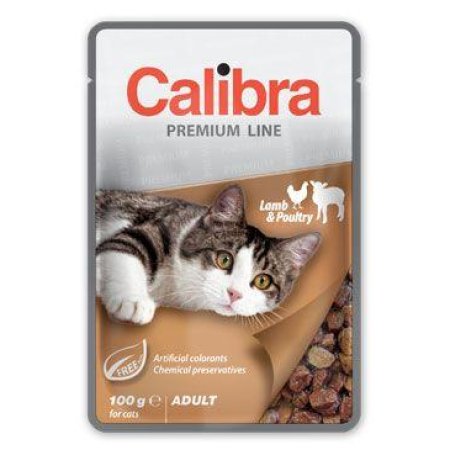 Calibra Cat kapsa Premium Adult Lamb & Poultry 100g