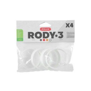 Zolux Komponenty Rody 3-spojovací kroužek bílý 4ks