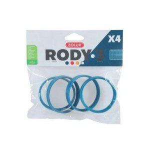 Zolux Komponenty Rody 3-spojovací kroužek modrý 4ks