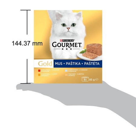 Gourmet tuňák/játra/krůta/hovězí Multipack paštika 8 x 85 g