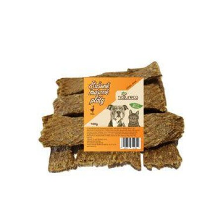 NATURECA pochoutka Masové pláty-Husa, 100%maso 100g