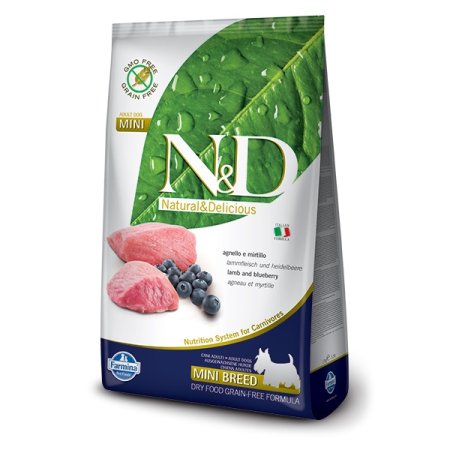 N&D PRIME DOG Adult Mini Lamb & Blueberry 7kg