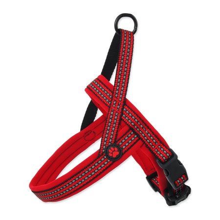 Postroj ACTIVE DOG Neoprene červený S