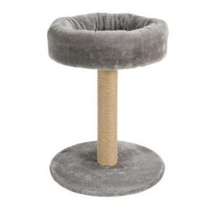 Škrabadlo sloupek s pelíškem šedá 46cm Zolux