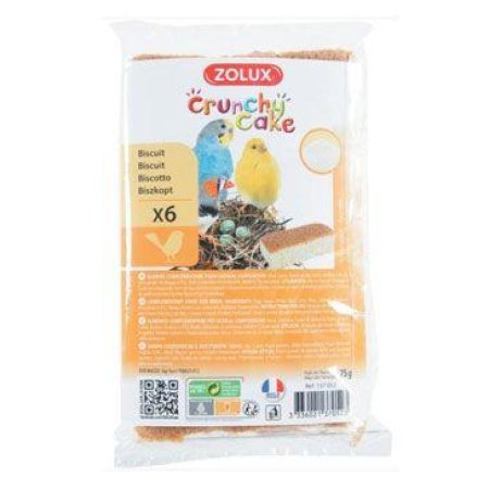 Sušenky pták CRUNCHY CAKE GROWTH 6ks 75g Zolux