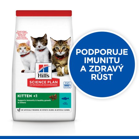Hill’s Science Plan granule pro koťata s tuňákem 7 kg
